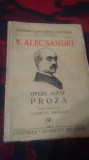 Opere alese,proza-V.Alecsandri