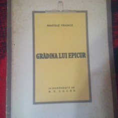 Gradina lui Epicur-Anatole France