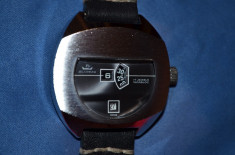 CEAS - BLUMUS - DIGITAL - Mecanic - &amp;#039;Jump Hour&amp;#039; - Vintage - 40mm - Foarte RAR ! foto