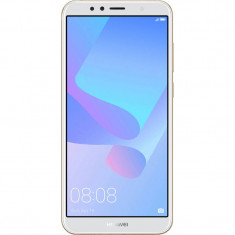 Smartphone Huawei Y6 2018 16GB 2GB RAM Dual Sim 4G Gold foto