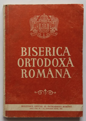 Biserica Ortodoxa Romana - Buletin Oficial Al Patriarhiei Romane Nr 1-6 1994 foto