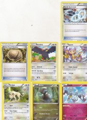 bnk crc Cartonase de colectie - Pokemon 2016 Steam Siege - 25 diferite