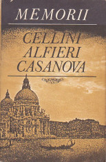 MEMORII CELLINI, ALFIERI, CASANOVA foto