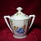 Vas cu capac portelan Limoges, stil Baroc, colectie, cadou, vintage