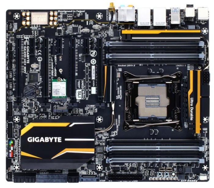 Placa de baza GIGABYTE X99-UD5 WIFI, Intel X99, LGA 2011-v3 Placa de baza GIGABYTE X99-UD5 WIFI, Intel X99, LGA 2011-v3
