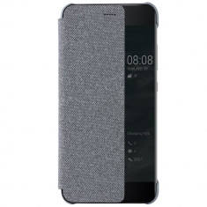 Husa originala Huawei View Cover pentru P10 Plus, Light Grey foto