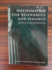 Martin Anthony &amp;amp; Norman Biggs, MATHEMATICS FOR ECONOMICS AND FINANCE foto