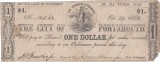 1862 (29 X), 1 dollar - Portsmouth (Statele Unite ale Americii)!