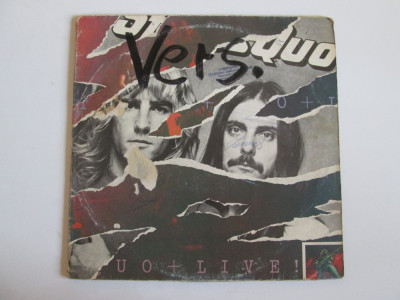 Rar! Album 2 discuri vinil LP 12&amp;#039;&amp;#039; Status Quo-Live,primul album-Vertigo 1977 foto