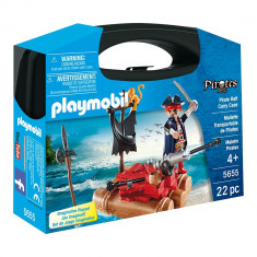 Set de constructie portabil Playmobil Pirates - Pluta Piratilor (5655) foto