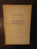 CRONICILE OPTIMISTULUI -G. CALINESCU