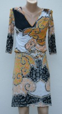 Rochie multicolora Roberto Cavalli foto