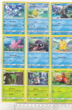 bnk crc Cartonase de colectie - Pokemon 2017 - 45 diferite