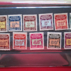 TIMBRE FRANTA LOT TIMBRE TAXE SERIE=MNH/MH