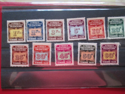 TIMBRE FRANTA LOT TIMBRE TAXE SERIE=MNH/MH foto