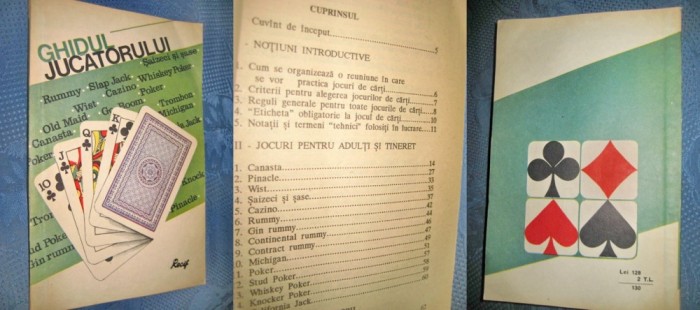 Ghidul jucatorului Corneliu Alexandru-Ed. Recif 1992.