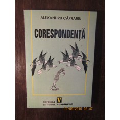 ALEXANDRU CAPRARIU - CORESPONDENTA