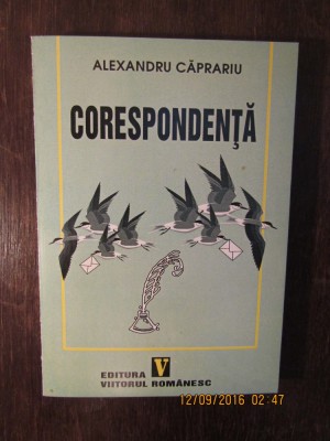 ALEXANDRU CAPRARIU - CORESPONDENTA foto