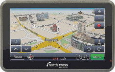 Sistem de Navigatie North Cross ES515, 500 MHz, Microsoft Windows CE 6.0, TFT LCD Touchscreen 5&amp;amp;quot;, Harta Full Europa foto