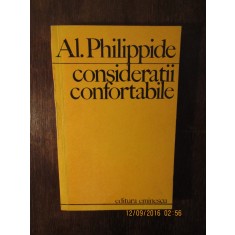 AL. PHILIPPIDE - CONSIDERATII CONFORTABILE