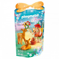 Set figurine Playmobil Fairies - Zana cu caprioare (9141) foto