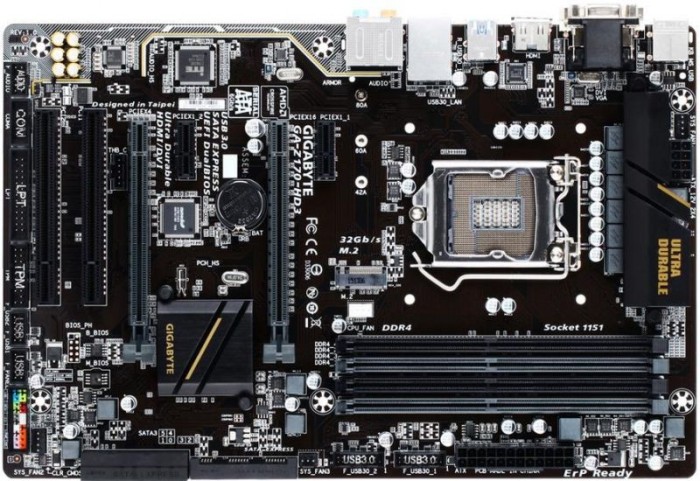Placa de baza GIGABYTE Z170-HD3, Intel Z170, LGA 1151 Placa de baza GIGABYTE Z170-HD3, Intel Z170, LGA 1151