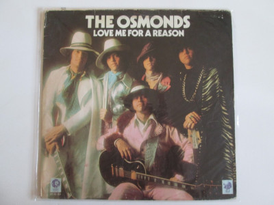 Disc vinil LP 12&amp;#039;&amp;#039; The Osmonds,albumul Love me for a reason-MGM Records 1974 foto