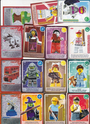 bnk crc Cartonase de colectie - Lego - 94 diferite foto