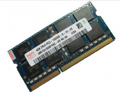 Memorie ram de laptop Sodimm marca HYNIX 4Gb DDR3 1333Mhz PC3-10600S, 1.5V foto