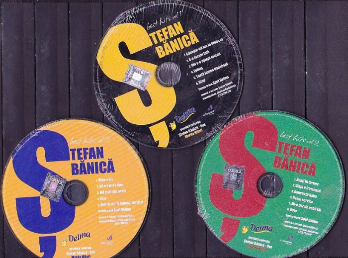 STEFAN BANICA JUNIOR. BEST HITS. 3 CD-URI MUZICA ROCK