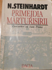 Primejdia marturisirii - Nicolae Steinhardt Convorbiri cu Ioan Pintea foto