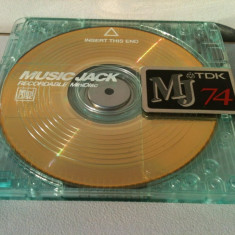 MiniDisc TDK Gold minidisc Digital MD TDK 74min transparent auriu Rar Japonia