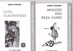 IANCU GRAMA - 3 VOLUME DE POEZII ( CU DEDICATIE SI AUTOGRAF ) foto