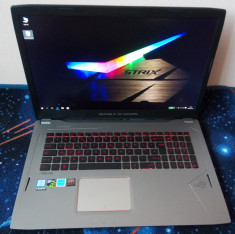 ASUS ROG Strix GL702VMK, i7-7700HQ, 16 GB DDR4 RAM, GTX1060 6 GB foto