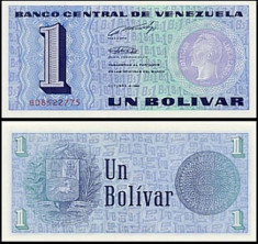 Venezuela 1989 - 1 bolivar UNC foto