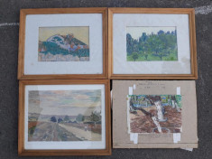 LOT 4 PASTEL VASILE VARGA - PICTOR BINE COTAT foto