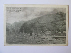 Rara!C.P.Valea Argesului,vedere spre cetate Tepes-Voda/Poenari,circulata anii 20 foto