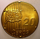 2.096 SUEDIA JETON TIP EURO 20 CEROS XEROS 2006 ESSAI PATTERN PROBE, Europa