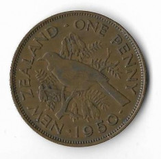 Moneda 1 penny 1950 - Noua Zeelanda foto