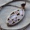 MEDALION argint SPLENDID elegant SIDEFAT multicolor SUPERB pe Lant argint
