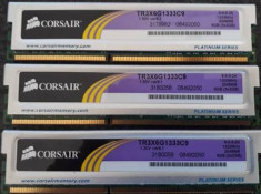 Memorie Ram 6GB DDR3 ( Kit 3x 2GB) ACORSAIR XMS3 TR3X6G1333C9 Radiator foto