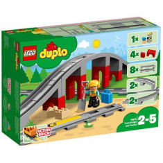 Set de constructie LEGO Duplo Pod si Sine de Cale Ferata foto