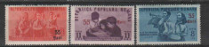 1952 Romania,LP 305-Pionieri 1950(supratipar)-MNH foto