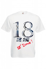 TRICOU IMPRIMEU DTG 18 ANI DONE foto