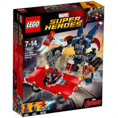 Set de constructie LEGO Marvel Super Heroes Iron Man: Atacul lui Detroit Steel foto