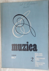 REVISTA MUZICA NR. 2/1967 (Radu Paladi/Pascal Bentoiu/Al. Zirra/George Breazul+) foto