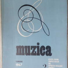 REVISTA MUZICA NR. 2/1967 (Radu Paladi/Pascal Bentoiu/Al. Zirra/George Breazul+)