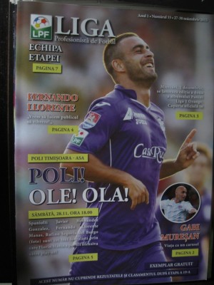 Poli Timisoara-ASA Tg.Mures (Revista LPF - nr. 33, 2015) foto
