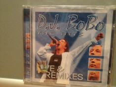 DJ BOBO - THE HITS (LIVE &amp;amp; REMIXES) - (1999/RM rec/EU) - CD ORIGINAL/Sigilat/Nou foto