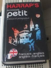 harrap&amp;#039;s dictionnaire petite francais anglais anglais francais foto